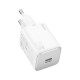 Зарядний пристрій HOCO N40 Mighty USB-C PD20W White (6942007616973)