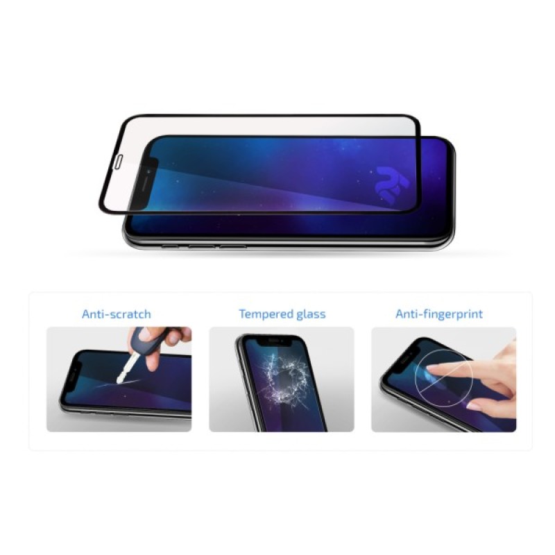 Скло захисне 2E TECNO Spark 20 (KJ5n) 2.5D FCFG black (2E-G-SP20-SMFCFG-BB)