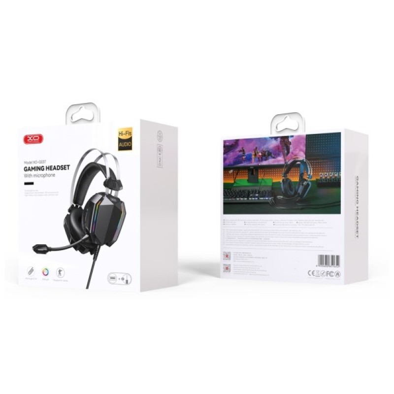 Навушники XO GE-07 Static Gaming Black (GE-07 Black)
