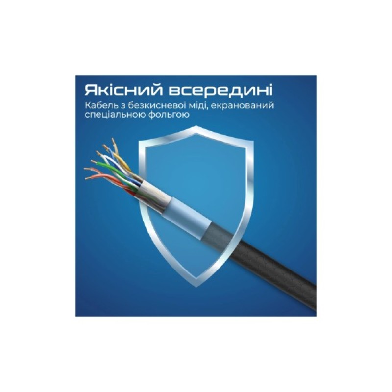 Дата кабель USB-C to USB-C cablekit-cc.black Promate (cablekit-cc.black)