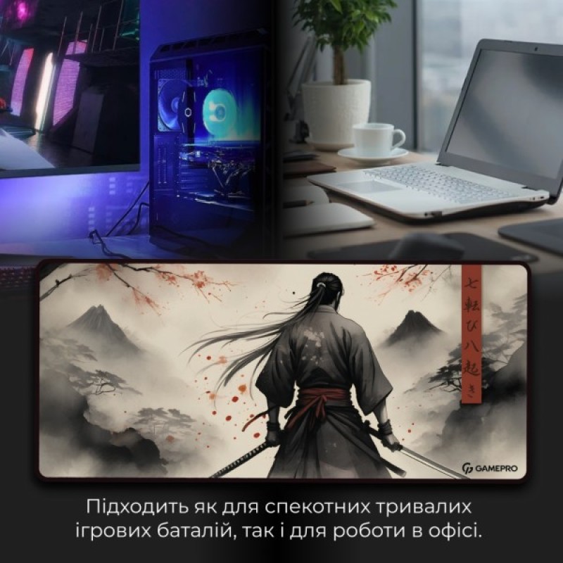 Килимок для мишки GamePro Speed/Control Gray (MP275GS)
