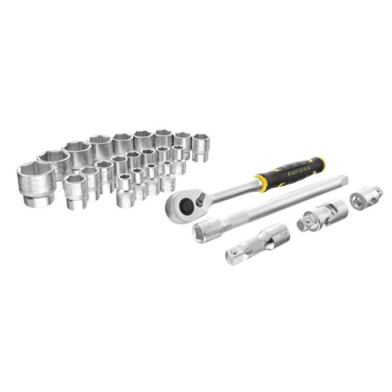 Набір головок Stanley FatMax Maxi Drive торцевих 1/2", шестигранних, 26 шт., кейс (FMMT98103-1)