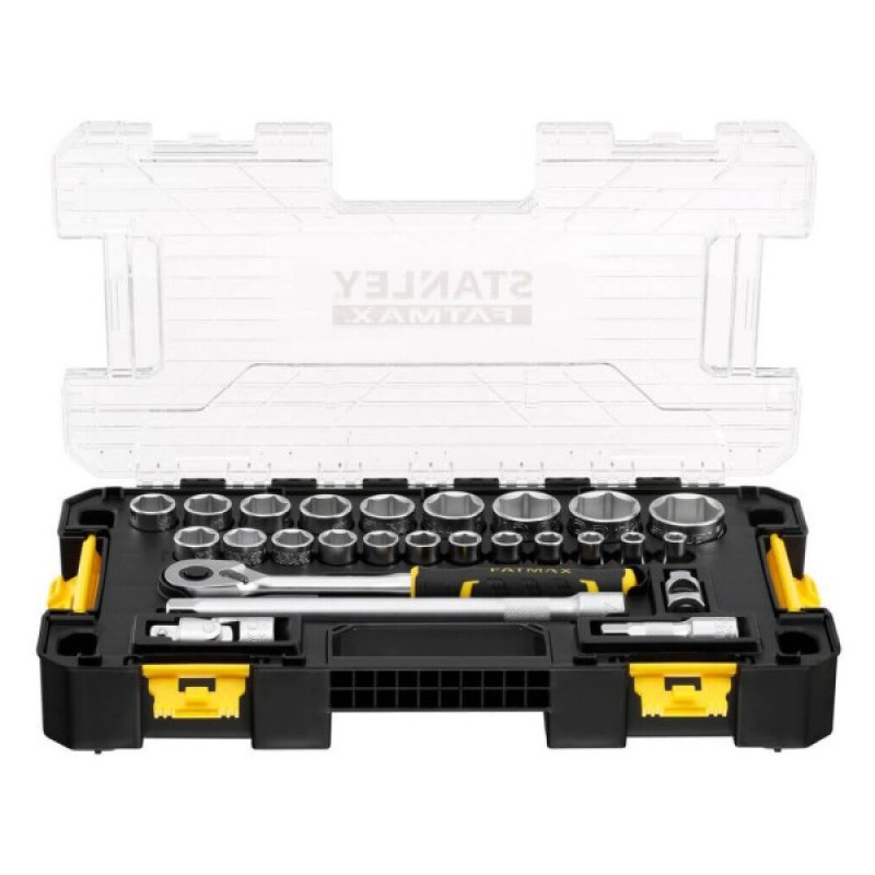 Набір головок Stanley FatMax Maxi Drive торцевих 1/2", шестигранних, 26 шт., кейс (FMMT98103-1)
