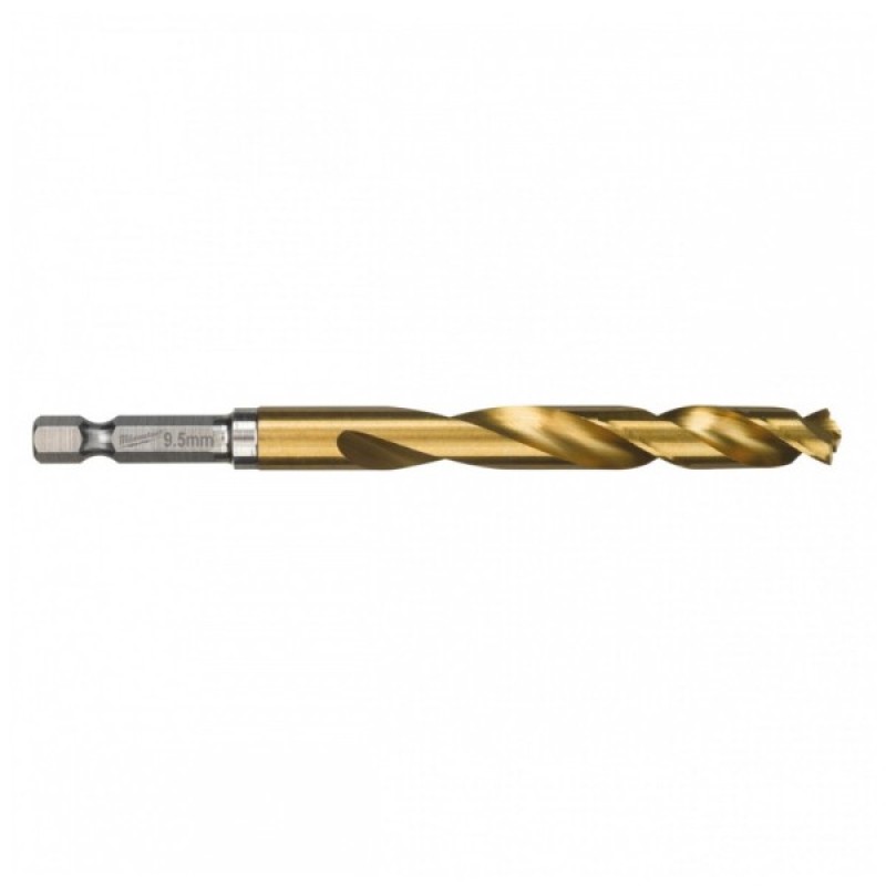 Свердло Milwaukee по металу RedHEX HSS-G TiN, 9,5 мм (48894722)