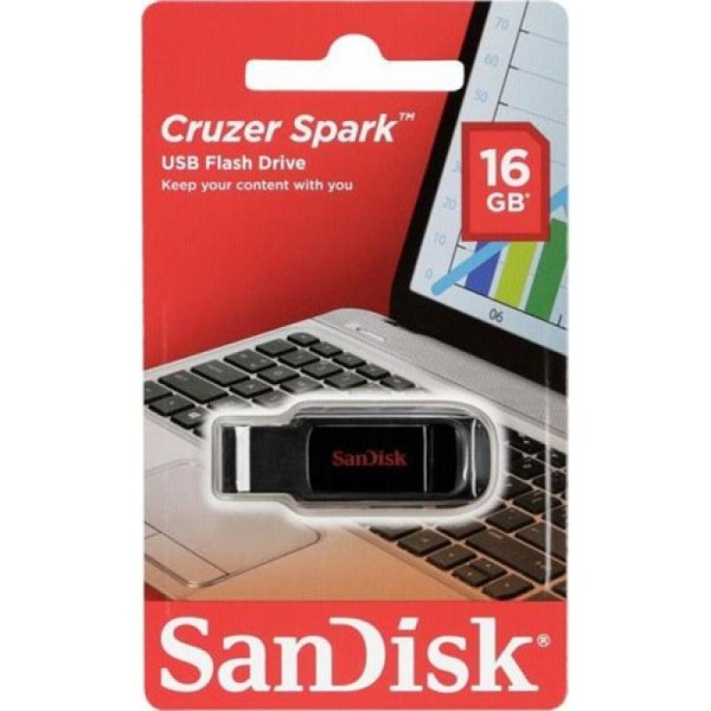 USB флеш накопичувач SanDisk 16GB Cruzer Spark USB 2.0 (SDCZ61-016G-G35)