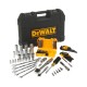 Набір інструментів DeWALT головок та біт 1/4" та 3/8", 89 шт. (DWMT73800-1)