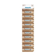Батарейка Philips AАА Entry Alkaline, лужна, стрічка 10 шт (LR03AL10S/10)