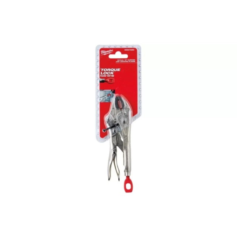 Кліщі Milwaukee затискні Torque Lock, діаметр1-26мм, закруглені губки (4932472263)