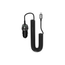 Зарядний пристрій Promate 33W USB-C cable + USB-A port (powerdrive-33pdc.black)