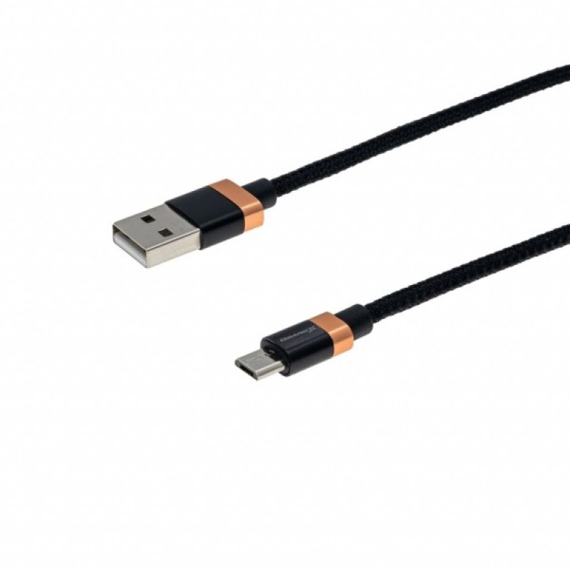 Дата кабель USB 2.0 AM to Micro 5P 1.0m Grand-X (FM07CB)