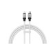 Дата кабель USB-C to Lightning 1.0m CoolPlay Fast Charging 20W white Baseus (CAKW000002)