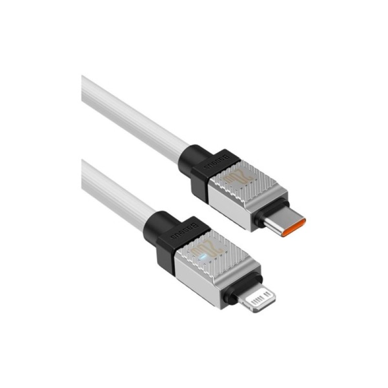 Дата кабель USB-C to Lightning 1.0m CoolPlay Fast Charging 20W white Baseus (CAKW000002)