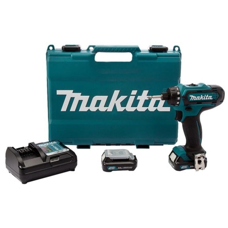 Шуруповерт Makita CXT Slider, 2Аг х 2шт, кейс, 30 / 14Нм (DF031DSAE)