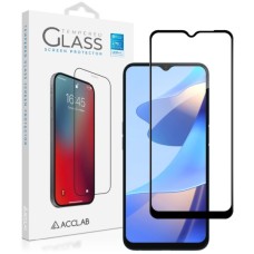 Скло захисне ACCLAB Full Glue Oppo A18 Black (1283126583131)