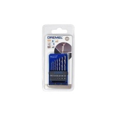 Набір свердл Dremel по металу 628, 7шт., 0.8,1.2,1.6,2.0,2.4,2.8,3.0 мм, HSS (2.615.062.832)