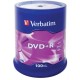 Диск DVD Verbatim 4.7Gb 16X CakeBox 100шт (43551)