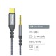 Кабель мультимедійний USB-C to 3.5mm M 1.2m gray ColorWay (CW-CBPDJ071-G)