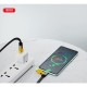 Дата кабель USB 2.0 AM to USB-C + USB 2.0 AM to Lightning 1.0m 60W black XO (NB283_4-in-1_Black)