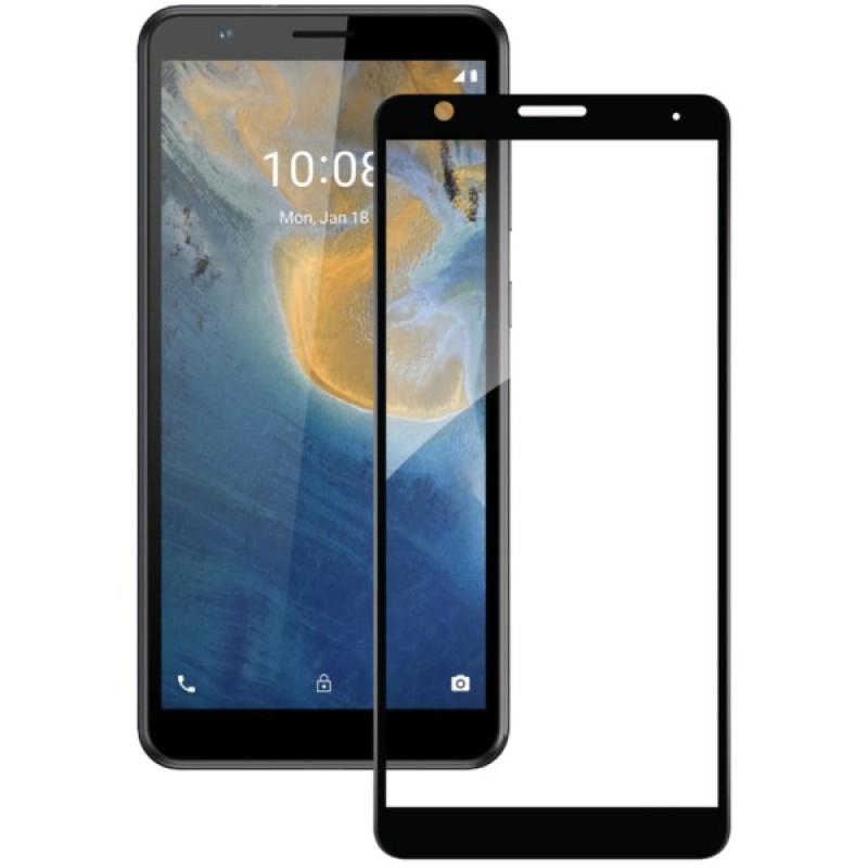 Скло захисне ACCLAB Full Glue ZTE Blade A31 Plus Black (1283126523083)