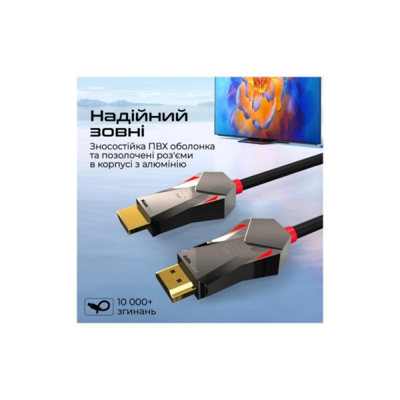 Кабель мультимедійний HDMI to HDMI v.2.0 prolink4k60-20m Promate (prolink4k60-20m)
