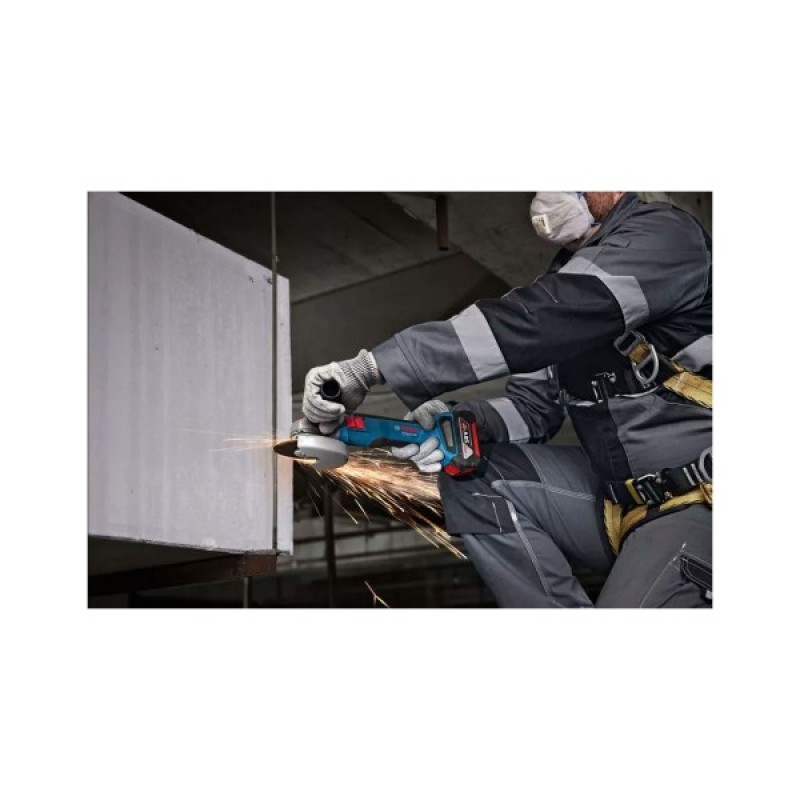 Шліфувальна машина Bosch GWS 18V-8 125мм, 11000об/хв, 1.6кг (без АКБ та ЗП) (0.601.9N9.000)