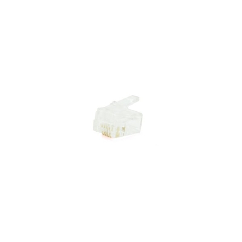 Конектор RJ11 6P4C UTP cat.3 * 100 Pipo (YT-18721 / 18721)