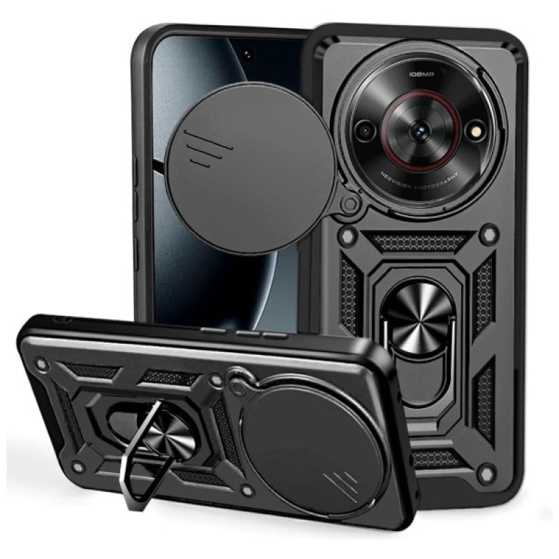 Чохол до мобільного телефона BeCover Military ZTE Blade A75 5G Black (713551)