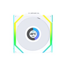 Кулер до корпусу Lian Li Uni Fan SL WIRELESS LCD Reverse, 120-1 (G99.12RSLLCD1W1W.00)