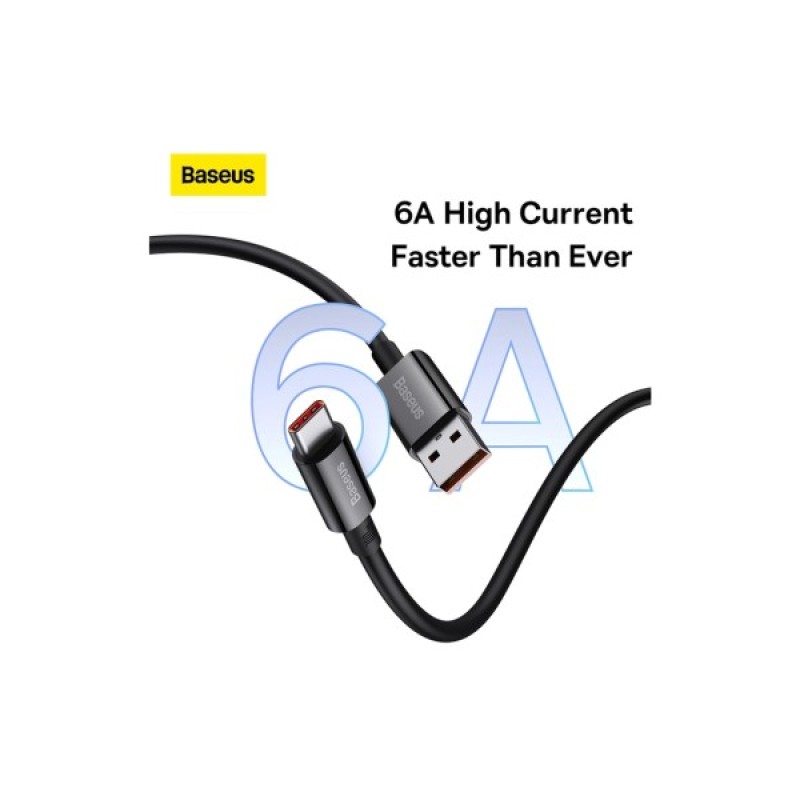 Дата кабель USB 2.0 AM to USB-C 1.0m Superior Fast Charging 100W cluster black Baseus (P10320102114-00)