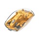 Мишка XO M12 Wireless Transparent/Yellow (M12 Yellow)