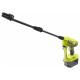 Мийка високого тиску Ryobi низького тиску RY18PW22A-0, 18В ONE+, 22бар, 182 л/год. (без АКБ та ЗП) (5133004570)