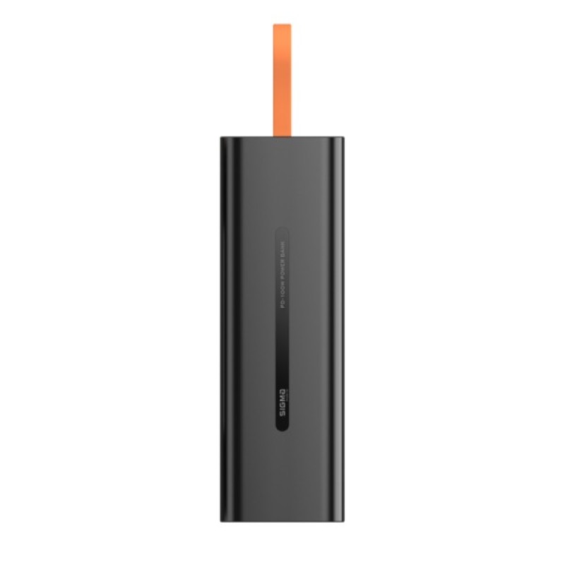Батарея універсальна Sigma X-power SI20A9QLX 20000mAh, PD/100W, LED, flashlight, cable 100w, black (4827798877814)