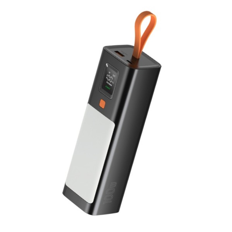 Батарея універсальна Sigma X-power SI20A9QLX 20000mAh, PD/100W, LED, flashlight, cable 100w, black (4827798877814)