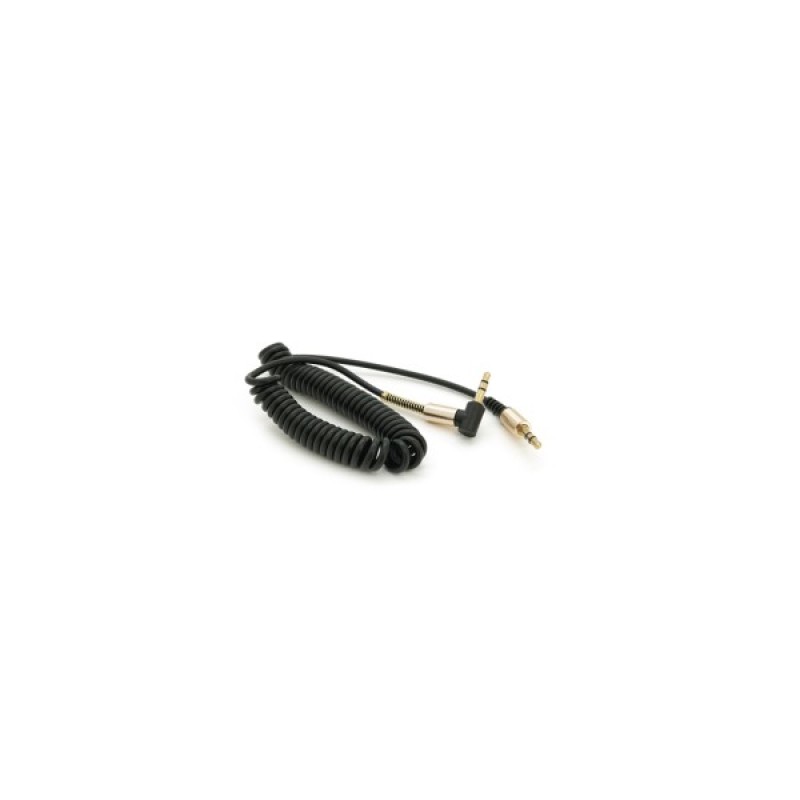 Кабель мультимедійний 3.5mm M to 3.5mm M 1.5m 90° corner black Voltronic (YT-AUXSGJ(M)/(M)-1.5-B)