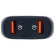 Зарядний пристрій Gembird 2 port 36W QC3.0 (TA-U2QC3-CAR-01)