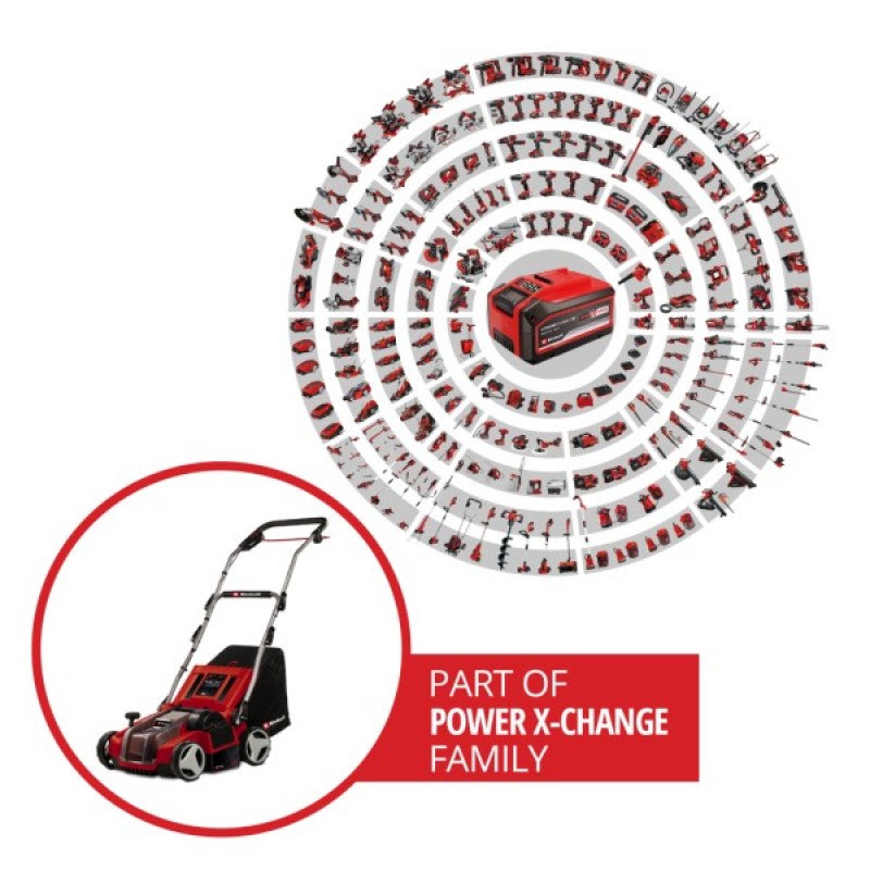 Аератор Einhell скарифікатор GE-SA 36/35 Li - Solo 36V, 35см, ножи 16шт (без АКБ та ЗП) (3420685)