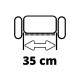 Аератор Einhell скарифікатор GE-SA 36/35 Li - Solo 36V, 35см, ножи 16шт (без АКБ та ЗП) (3420685)