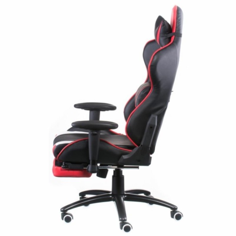Крісло ігрове Special4You ExtremeRace black/red with footrest (E4947)