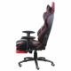 Крісло ігрове Special4You ExtremeRace black/red with footrest (E4947)