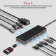 Концентратор Promate USB-C 11-in-1 Promate primehub-pro.grey (primehub-pro.grey)