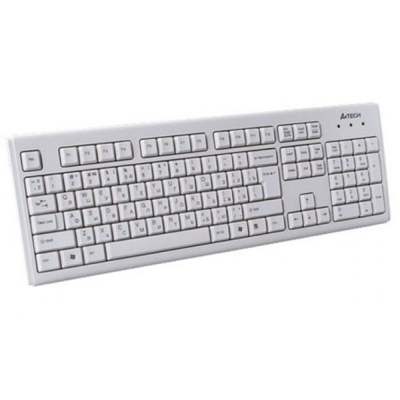Клавіатура A4Tech KM-720 USB UA White (KM-720-WHITE-US)