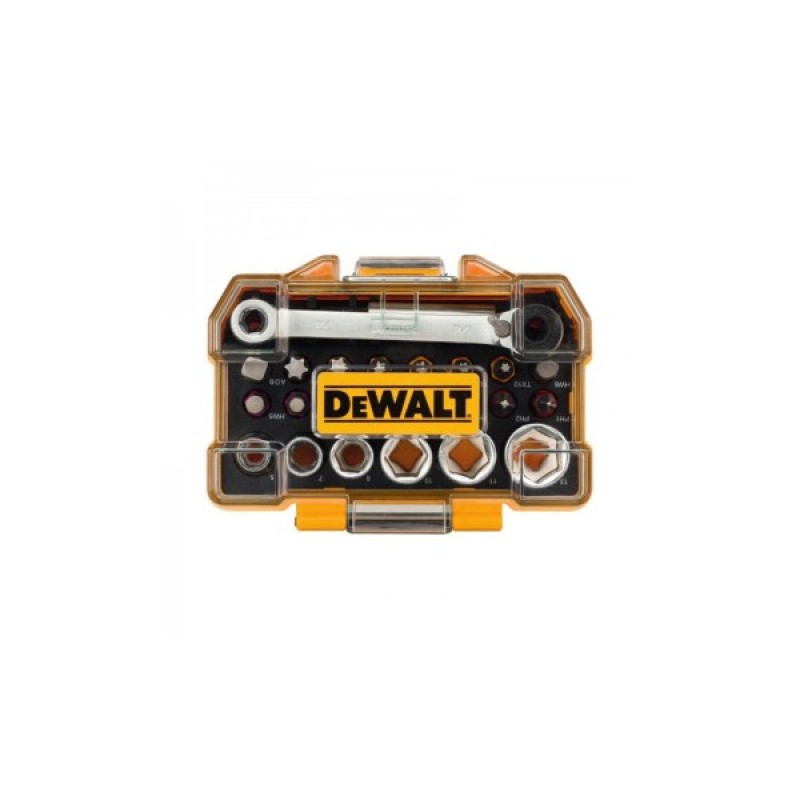 Набір біт DeWALT Hex,Torx, Philips, Pozidriv, L25 мм, 24 шт (DT71516)