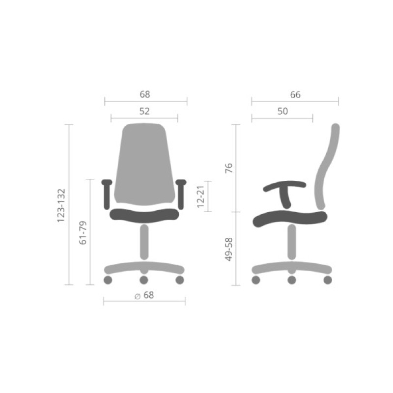 Крісло ігрове Аклас Харлі R OT-R299H Сіре (00083691)