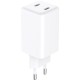 Зарядний пристрій Sandberg 2xUSB 65W (2xUSB-C) Gan III (441-56)