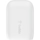 Зарядний пристрій Belkin USB-C PD25W + USB QC12W 37W White (WCB007VFWH)