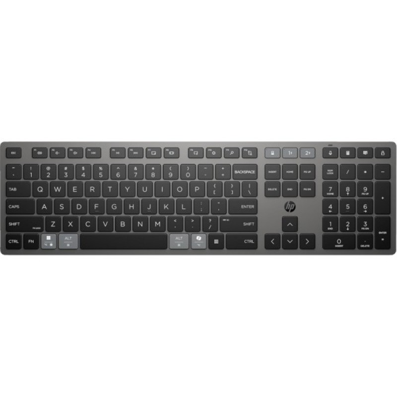 Клавіатура HP 720 Multi-Device Rechargeable Wireless/Bluetooth UA Black (9T5B1AA)