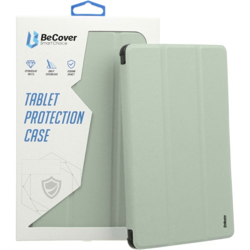 Чохол до планшета BeCover Tri Fold Soft TPU Silicone Apple iPad Air 13" M2/M3 (2024/2025) Light Green (711742)