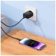 Зарядний пристрій BOROFONE BA97A Ilustre USB-C PD30W digital display + cable USB-C to Lightning Black (6941991120497)