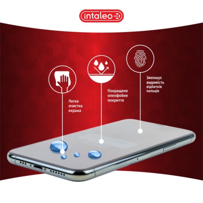Скло захисне Intaleo Full Glue ESD Apple iPhone 14 (1283126542114)
