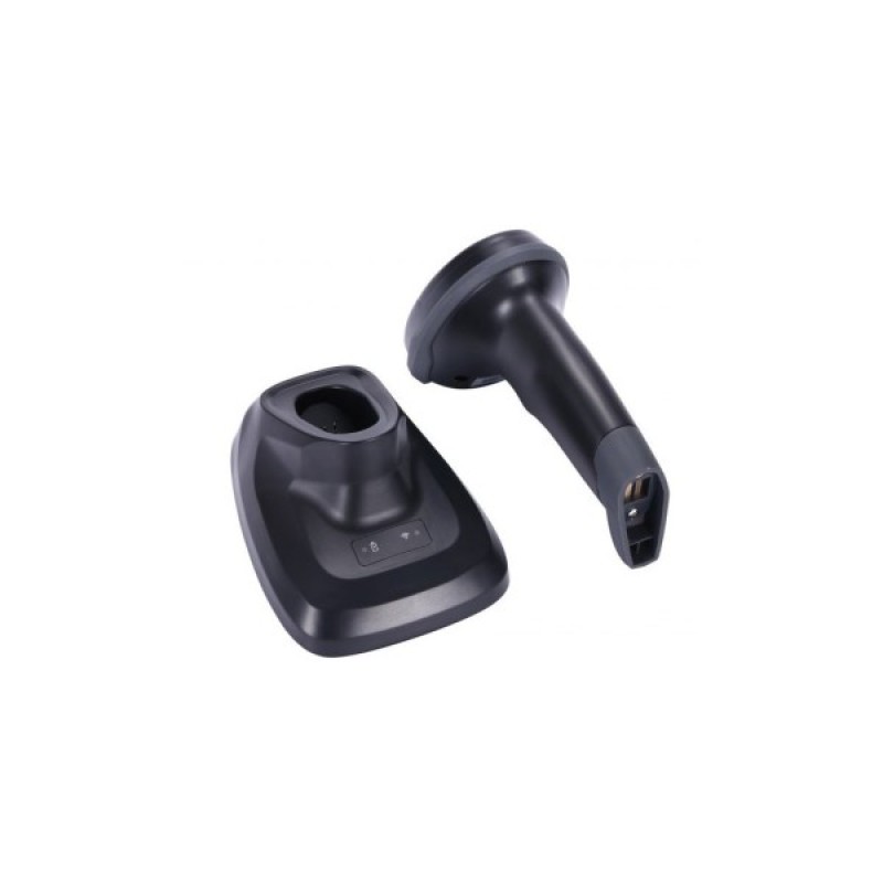 Сканер штрих-коду UKRMARK EV-B2504 2D, 433MHz, USB, IP64, stand, black (900822)